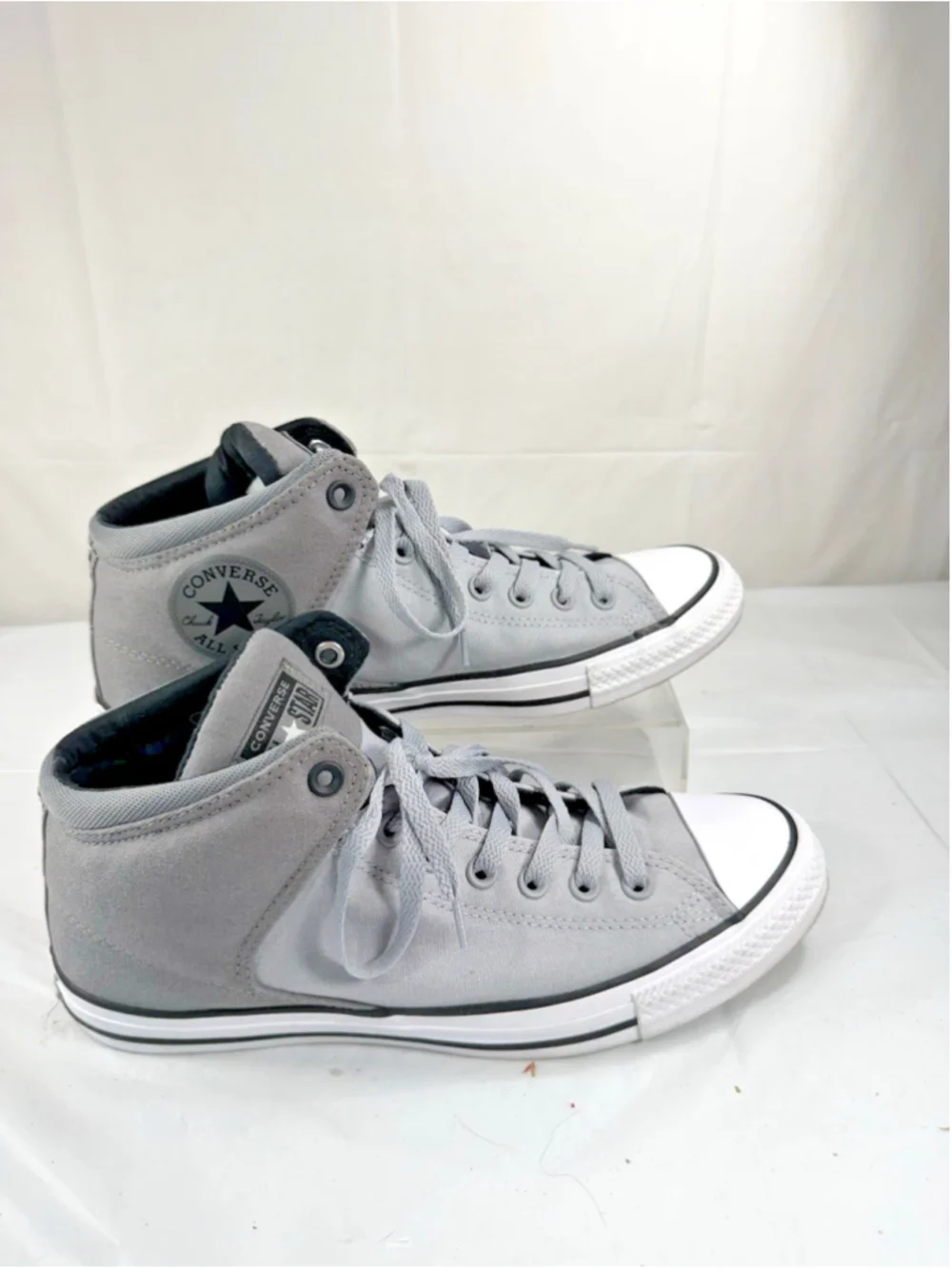Converse Chuck Taylor All-Star Canvas Gray Wolf High Top Unisex Mens 10 Women 12